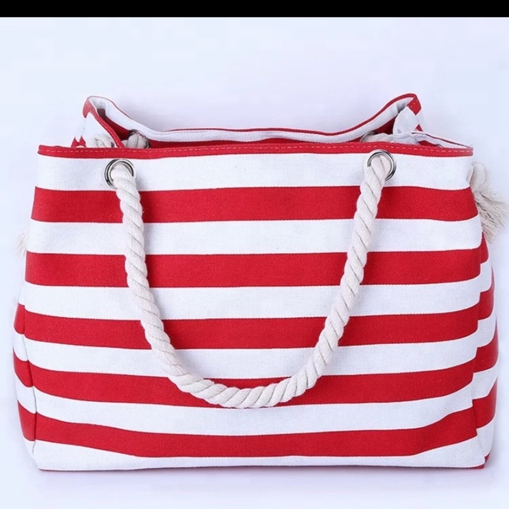 NEW. Cotton Tote. Great for beach or pool